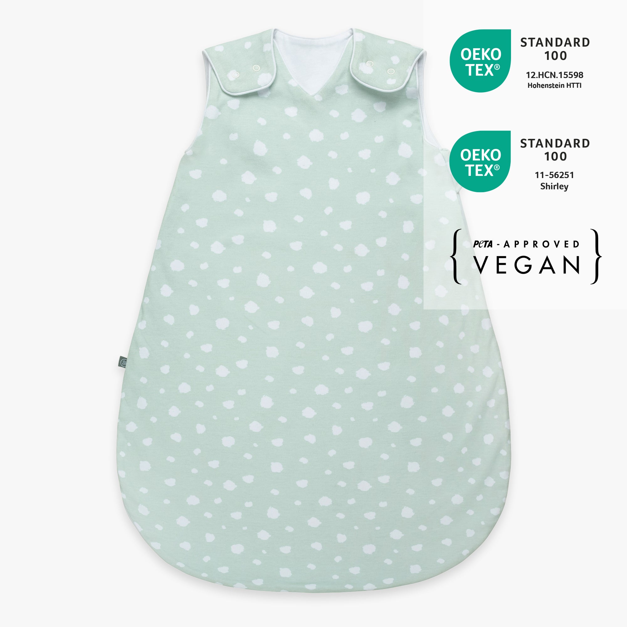 Sacco nanna neonato 1.0 TOG | Pois Menta