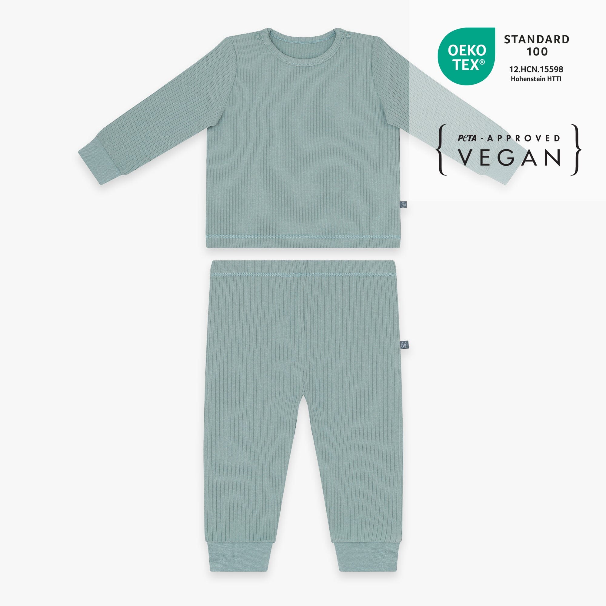 Pigiama lungo 2 pezzi | Essential Menta